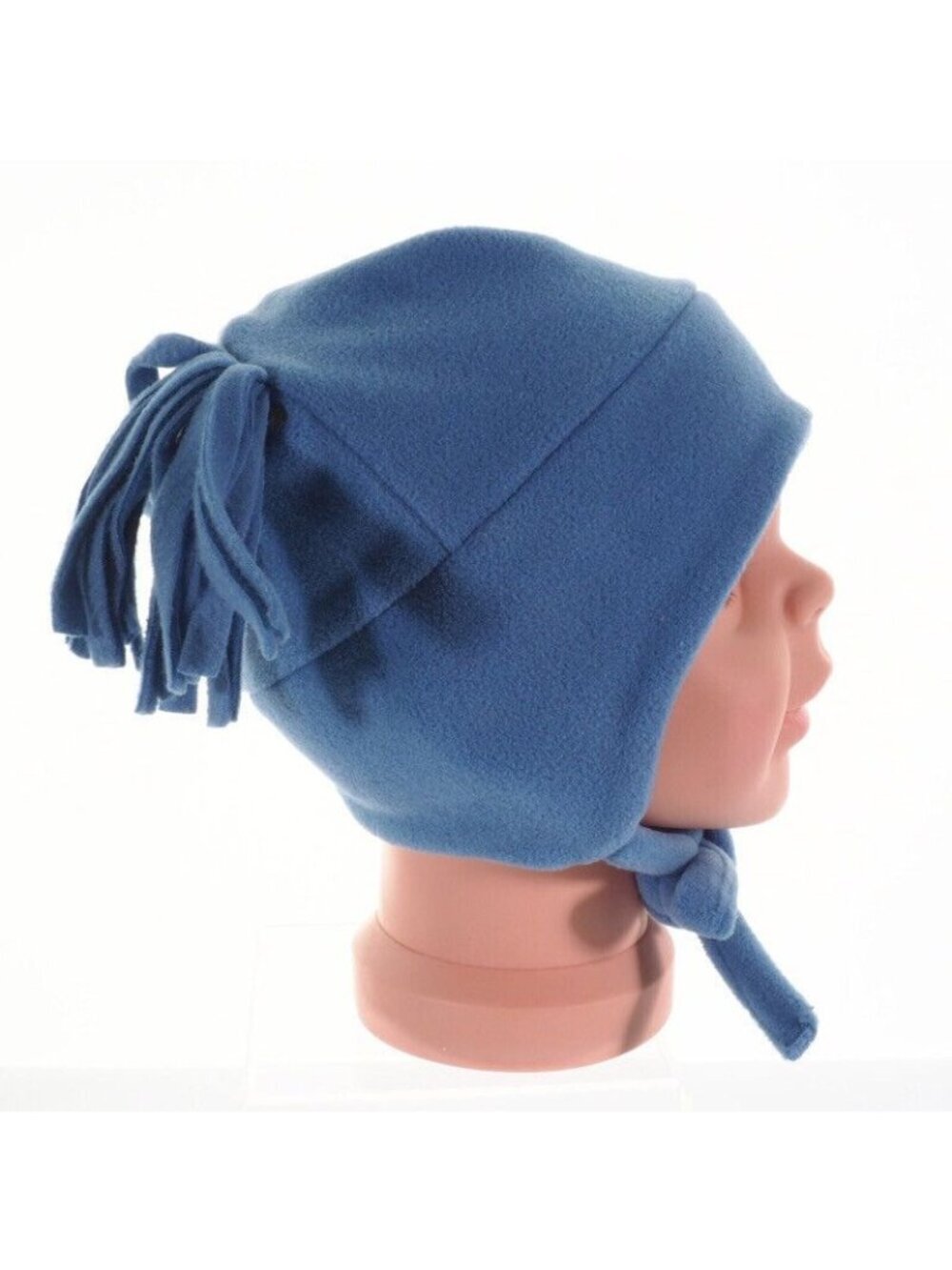 Dorfman Pacific Toddler Winter Fleece Hat With Tassels & Chin Strap